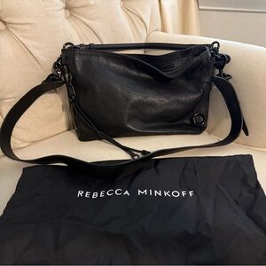 Rebecca Minkoff Black Leather Shoulder Bag
